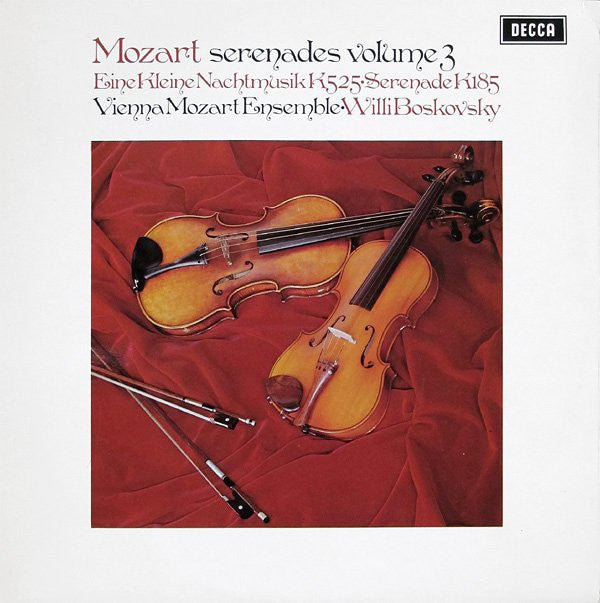 Mozart*, Vienna Mozart Ensemble* ∙ Willi Boskovsky : Serenades Volume 3 (Eine Kleine Nachtmusik K525 ∙ Serenade K185) (LP)