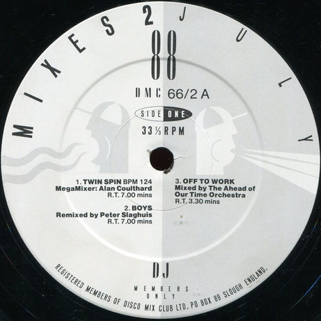 Various : July 88 - Mixes 2 (12", P/Mixed)