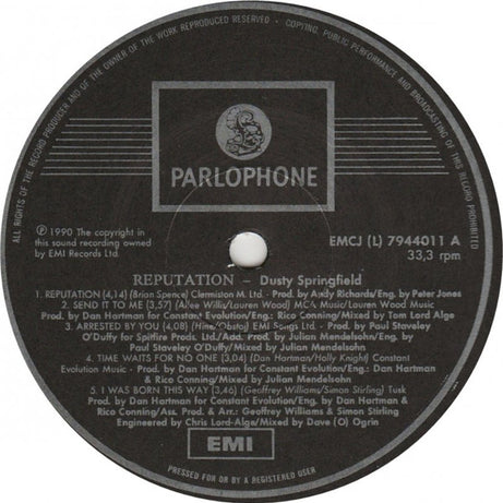 Dusty Springfield : Reputation (LP)
