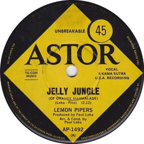 The Lemon Pipers : Jelly Jungle (Of Orange Marmalade) (7", Single)