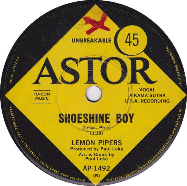 The Lemon Pipers : Jelly Jungle (Of Orange Marmalade) (7", Single)