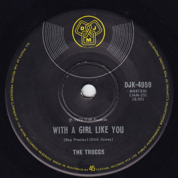 The Troggs : Wild Thing (7", Single)