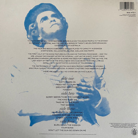 Elton John With The Melbourne Symphony Orchestra* : Live In Australia (2xLP, Album, Gat)