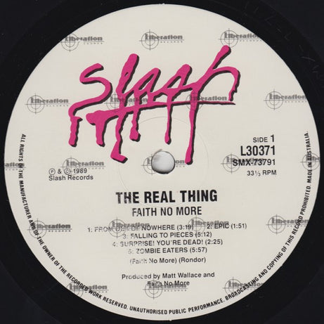 Faith No More : The Real Thing (LP, Album)
