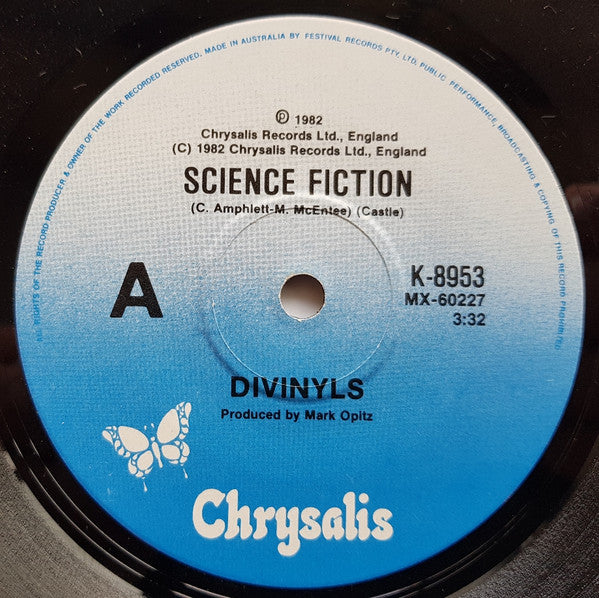 Divinyls : Science Fiction (7", Single)