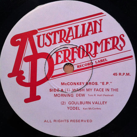 The McConkey Brothers : McConkey Bros. "E.P." (7", EP)
