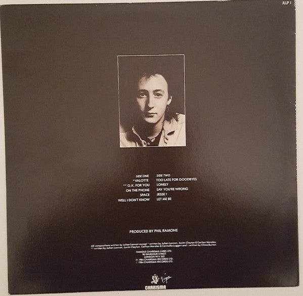 Julian Lennon : Valotte (LP, Album)