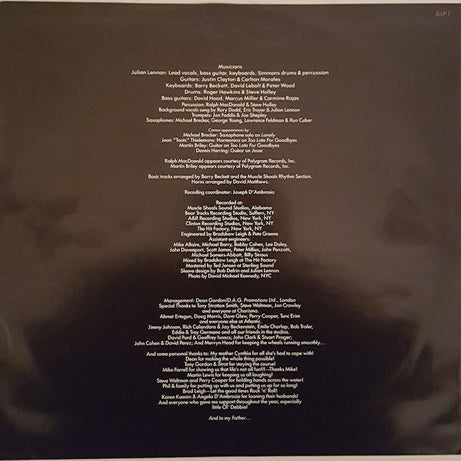 Julian Lennon : Valotte (LP, Album)