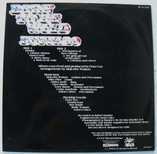 Buffalo Featuring Peter Vee : Born To Be Wild (LP, Album)