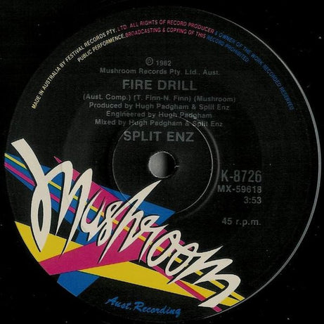 Split Enz : Six Months In A Leaky Boat (7", Single, Ltd)