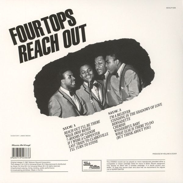 Four Tops : Reach Out (LP, Album, RE, 180)