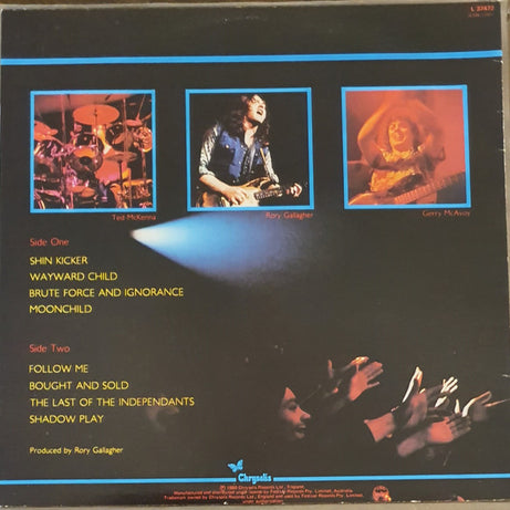 Rory Gallagher : Stage Struck (LP, Album)