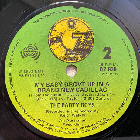 The Party Boys (3) : Bitch (7", Single)