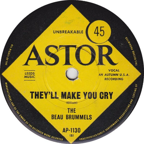 The Beau Brummels : Just A Little (7", Single)