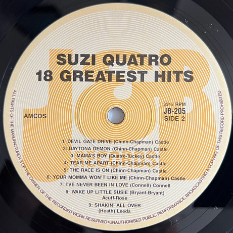Suzi Quatro : Greatest Hits (LP, Comp)