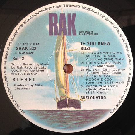Suzi Quatro : If You Knew Suzi... (LP, Album)