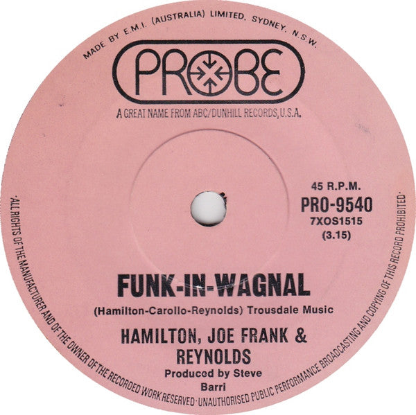 Hamilton, Joe Frank & Reynolds : Don't Pull Your Love (7", Single)