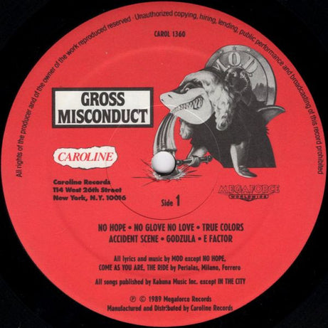 Method Of Destruction : Gross Misconduct (LP, Album)