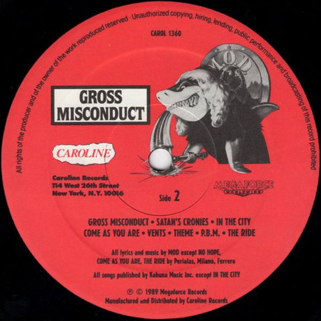 Method Of Destruction : Gross Misconduct (LP, Album)