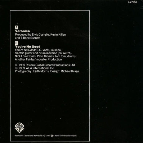 Elvis Costello : Veronica (7", Single)