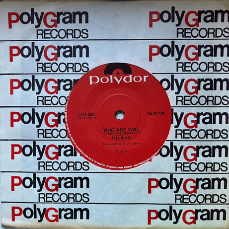 The Who : Who Are You (7", Single)
