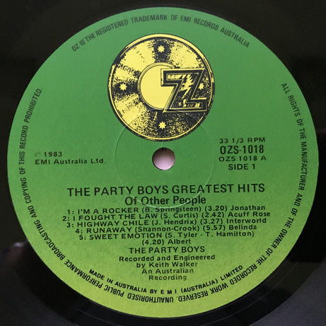 The Party Boys (3) : Greatest Hits (Of Other People) (LP)