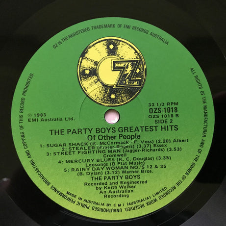 The Party Boys (3) : Greatest Hits (Of Other People) (LP)
