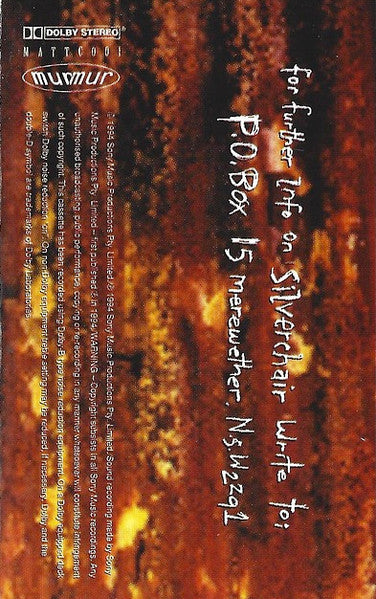 Silverchair : Tomorrow (Cass, S/Sided, EP)
