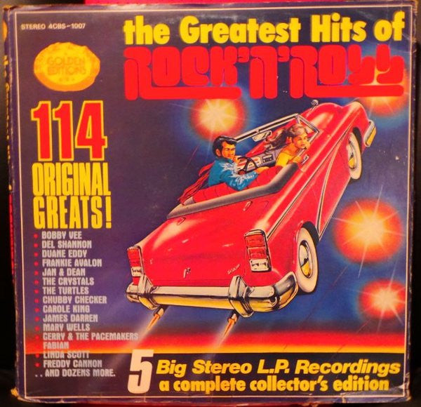 Various : The Greatest Hits Of Rock N' Roll 114 Original Greats (5xLP, Comp + Box)