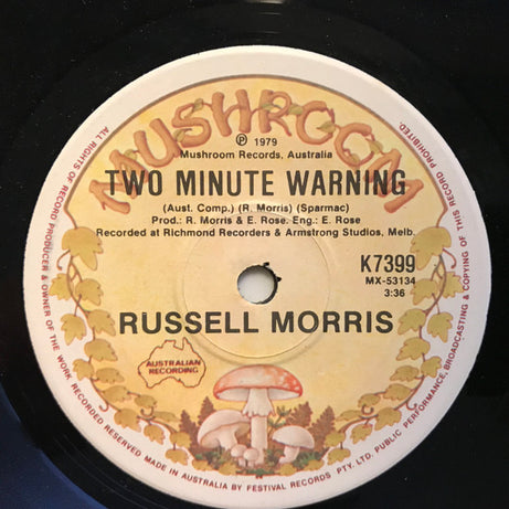 Russell Morris : Thunder Ground (7", Single)
