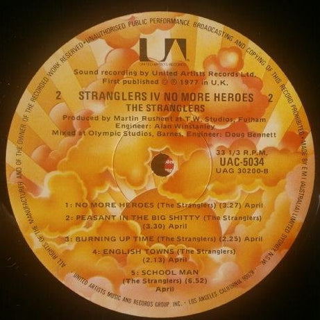 The Stranglers : No More Heroes (LP, Album, RE)