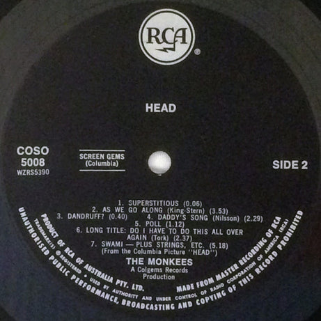 The Monkees : Head (LP, Album)