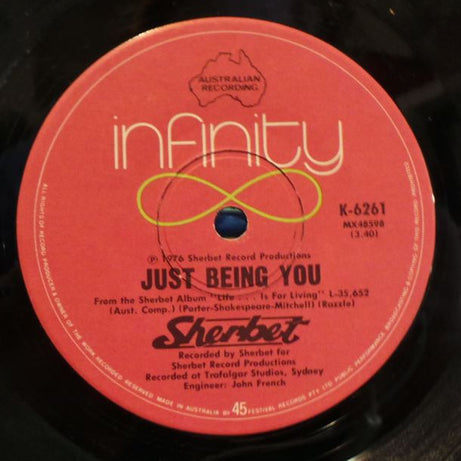 Sherbet : Child's Play (7", Single)