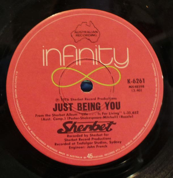 Sherbet : Child's Play (7", Single)