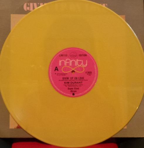 Kim Durant : Givin' Up On Love (12", Yel)