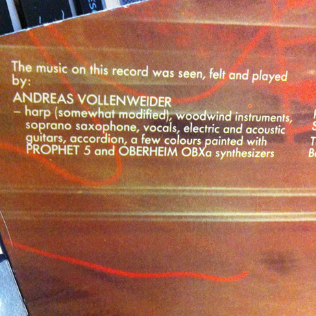 Andreas Vollenweider : ...Behind The Gardens - Behind The Wall - Under The Tree... (LP, Album)