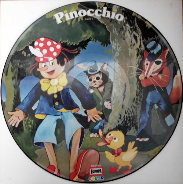 Heikedine Körting : Pinocchios Erste Streiche / Pinocchio Und Die Räuber (LP, Comp, Pic, RP, Yel)