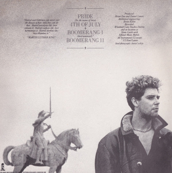 U2 : Pride (In The Name Of Love) (2x7", Single, Gat)