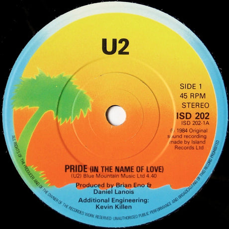 U2 : Pride (In The Name Of Love) (2x7", Single, Gat)