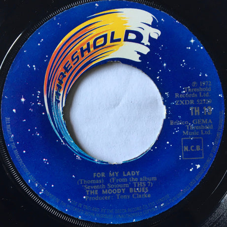 The Moody Blues : I'm Just A Singer (In A Rock And Roll Band) (7", Single)