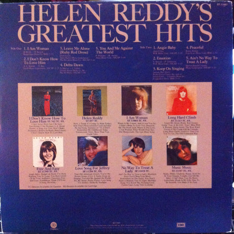 Helen Reddy : Helen Reddy's Greatest Hits (LP, Comp)