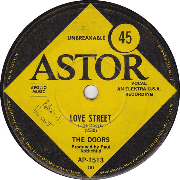 The Doors : Hello, I Love You, Won't You Tell Me Your Name? (7", Single)
