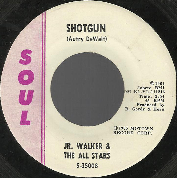 Junior Walker & The All Stars : Shotgun / Hot Cha (7", Single)