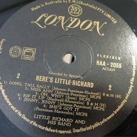 Little Richard : Here's Little Richard (LP, Album)