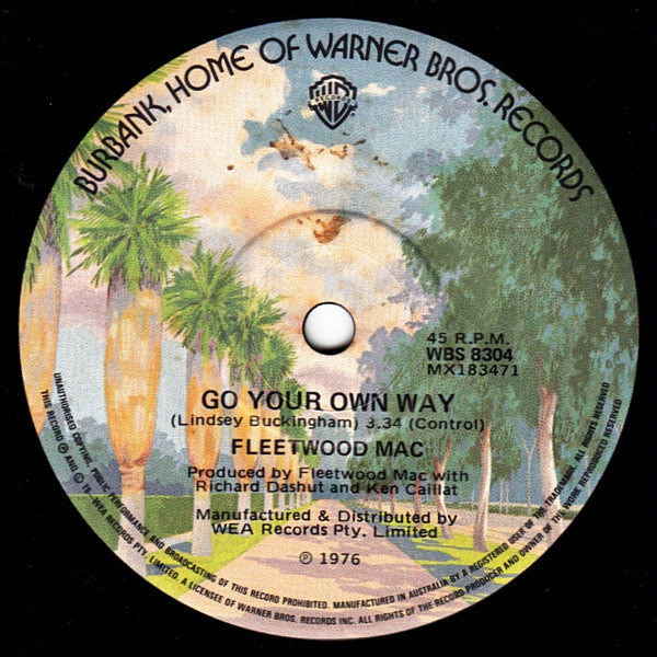 Fleetwood Mac : Go Your Own Way (7", Single)