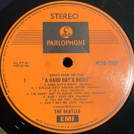 The Beatles : A Hard Day's Night (LP, Album, RE)