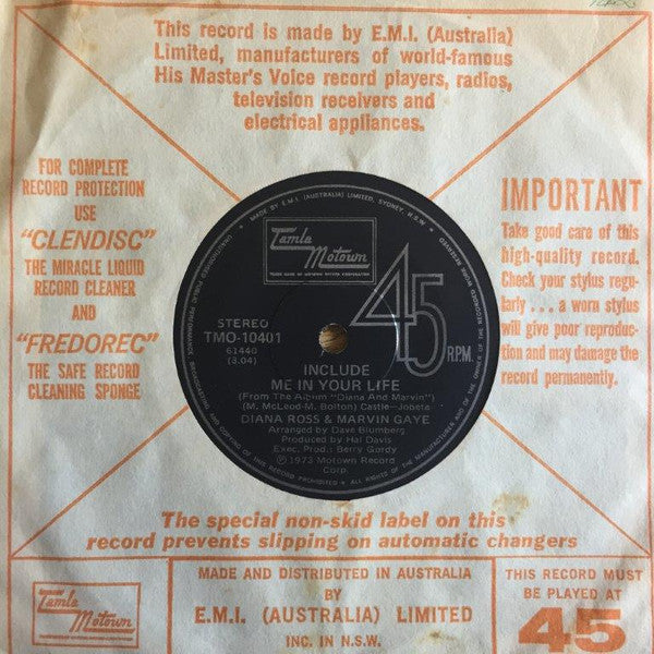 Diana Ross & Marvin Gaye : You Are Everything / Include Me In Your Life (7", Single)