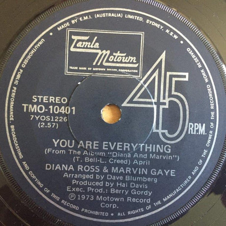 Diana Ross & Marvin Gaye : You Are Everything / Include Me In Your Life (7", Single)