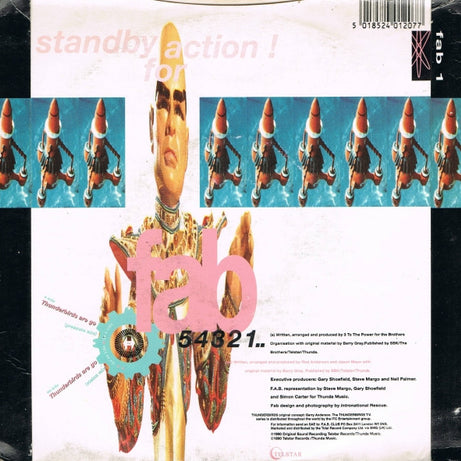 F.A.B. Featuring MC Parker : Thunderbirds Are Go (7", Single, Pap)