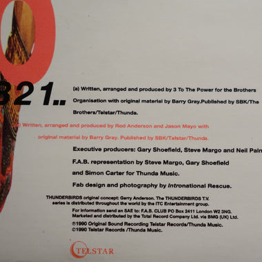 F.A.B. Featuring MC Parker : Thunderbirds Are Go (7", Single, Pap)